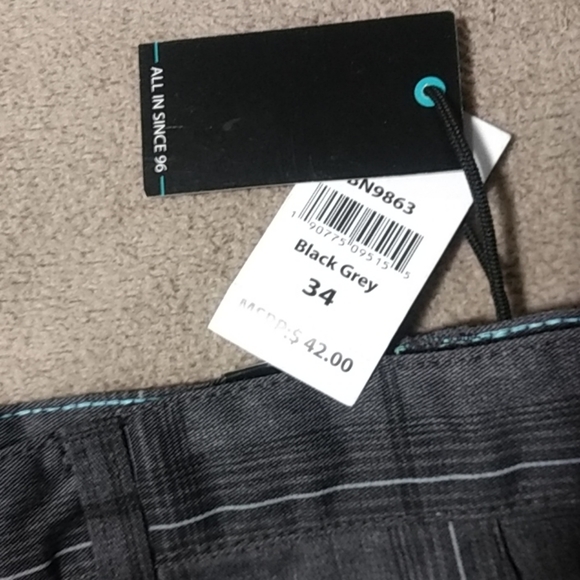 NWT BURNSIDE board shorts Sz. 34 NEW - Picture 4 of 7